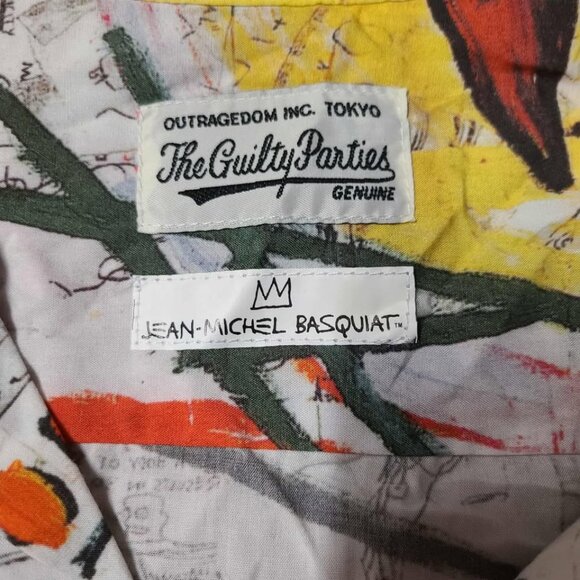 beautiful Wacko Maria x Jean Michel Basquiat printed button-up shirt - Picture 2 of 3